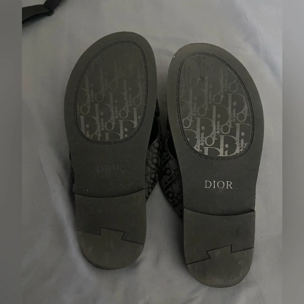 Dior Alias Sandal all black Dior oblique jacquard made in Italy - Picture 2 of 8